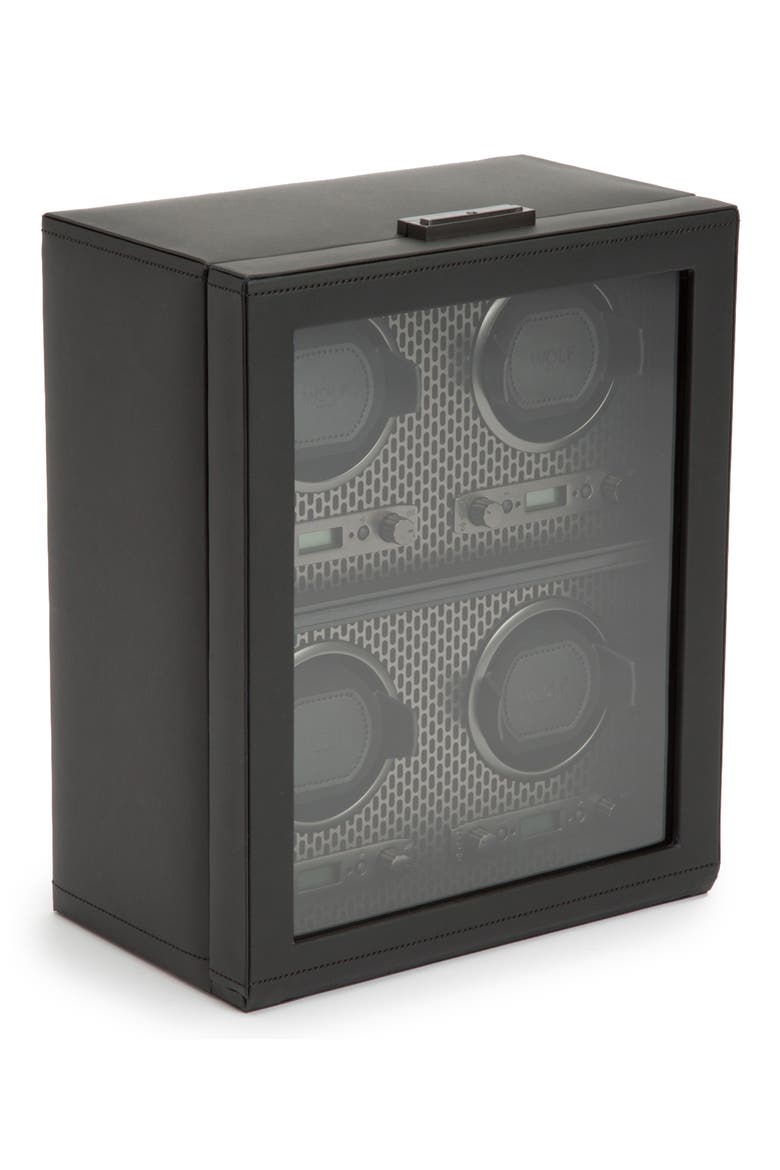 Axis 4 Piece Watch Winder, Main, color, POWDER COAT