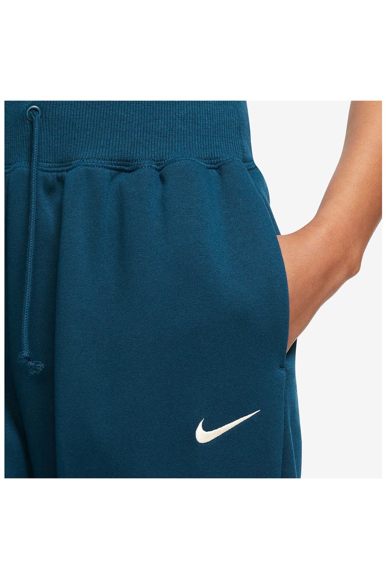 Sportswear Phoenix High Waist Fleece Sweatpants, Alternate, color, VALERIAN BLUE/ SAIL