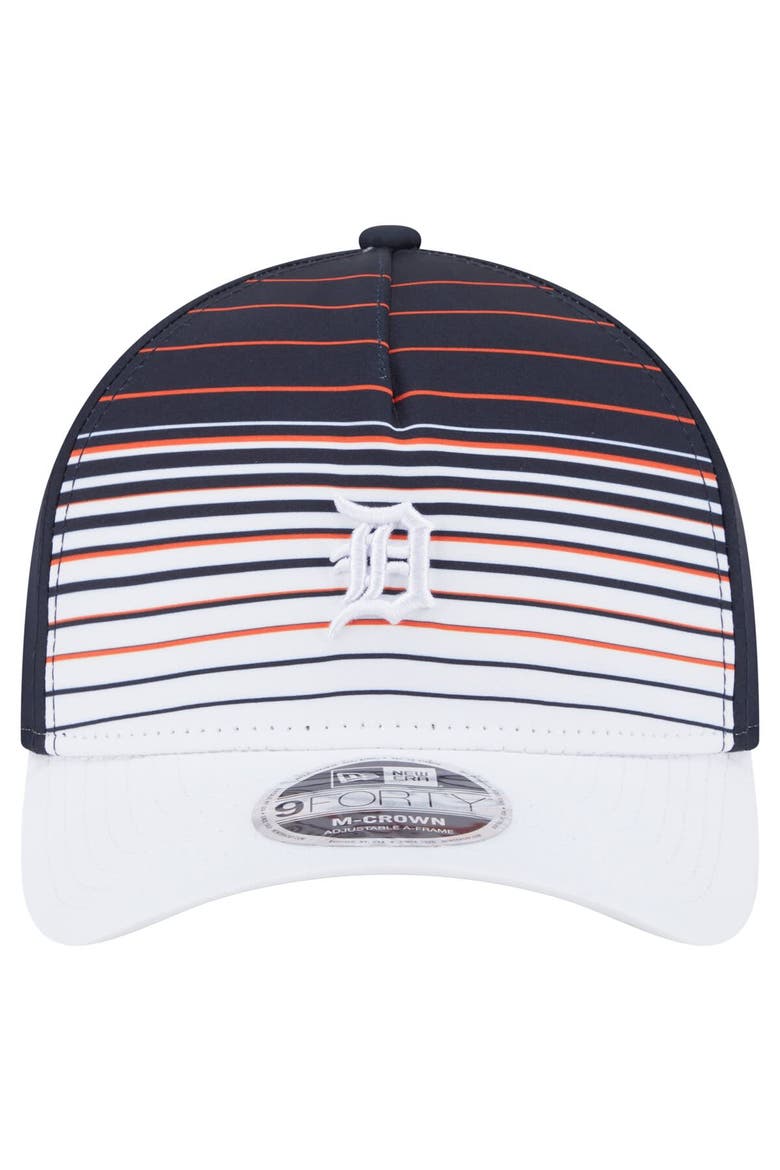 Men's New Era  Navy Detroit Tigers Gradient 9FORTY M-Crown Adjustable Hat, Alternate, color, Navy