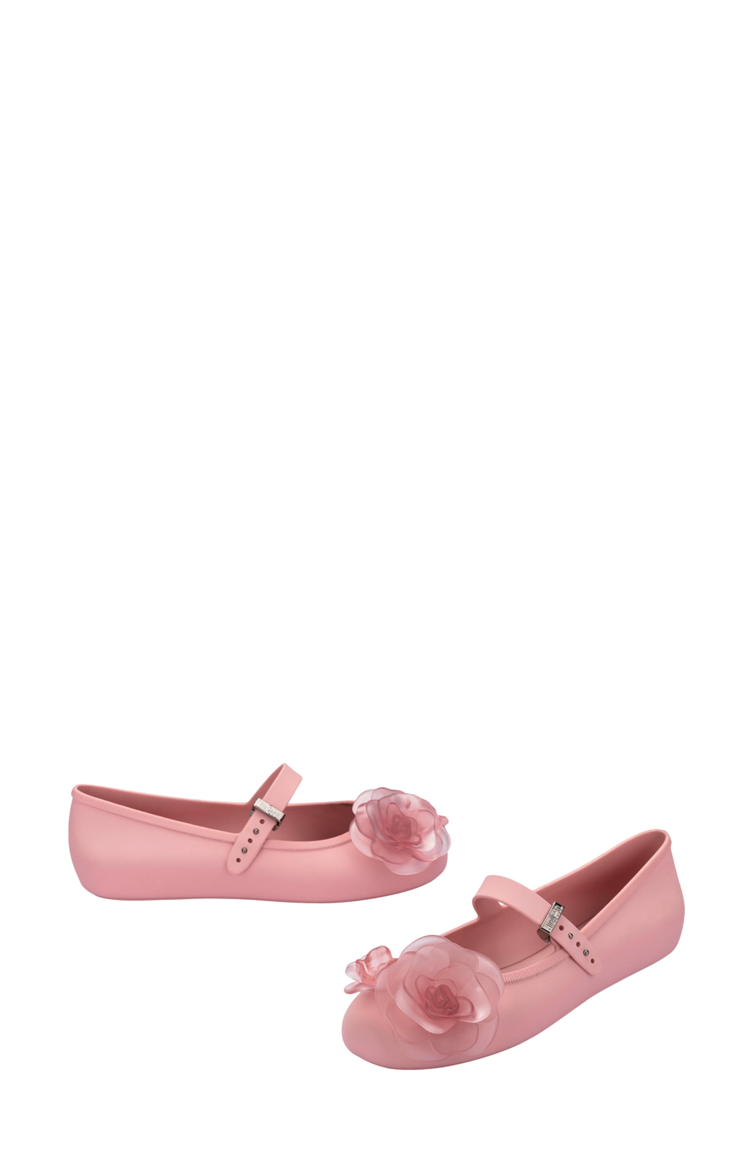 Soft Ballerina Petals Mary Jane Flat, Alternate, color, PINK