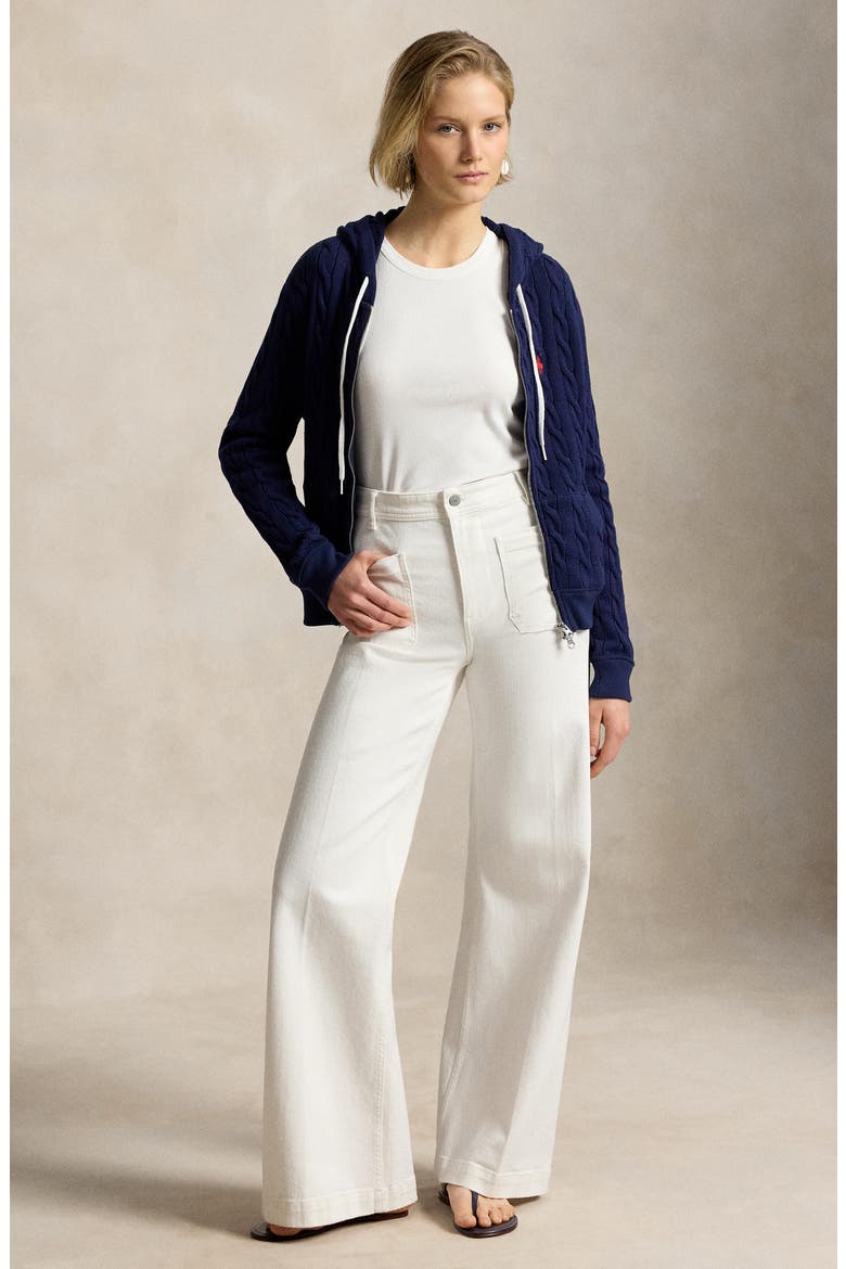Beaton Wide Leg Jeans, Alternate, color, BURGOES WASH