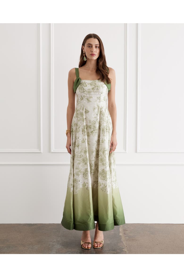 Delphine Maxi Dress, Main, color, Faisane