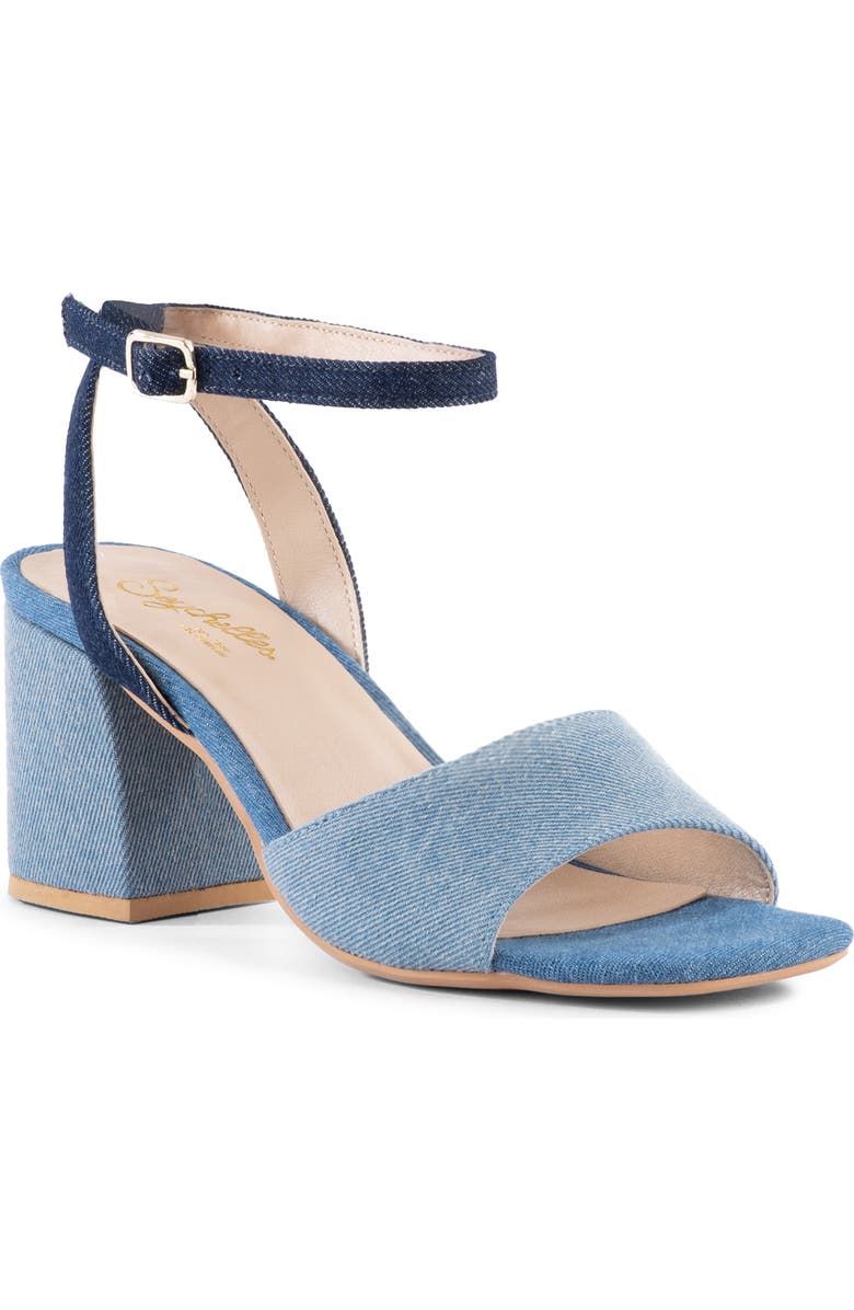 Seychelles Simple Pleasures Ankle Strap Sandal, Main, color, Indigo