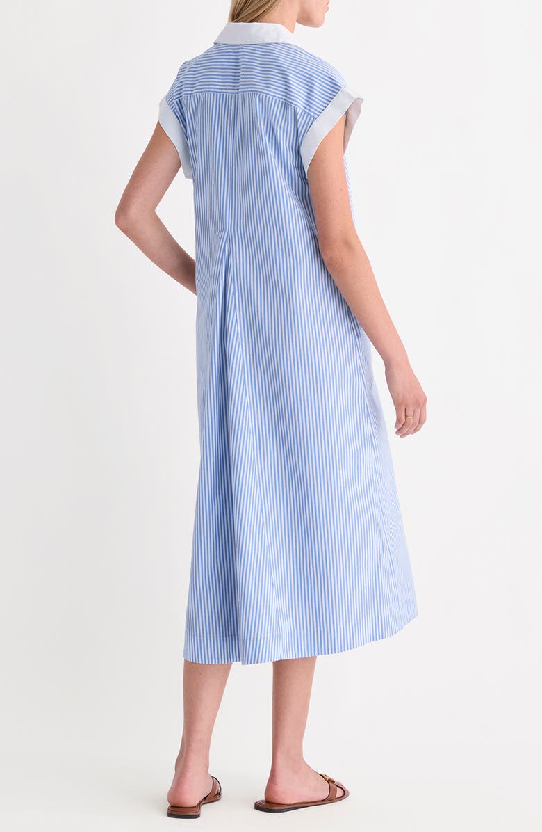 vineyard vines Pippa Stripe Midi Dress, Alternate, color, Stripe Breaker Blue
