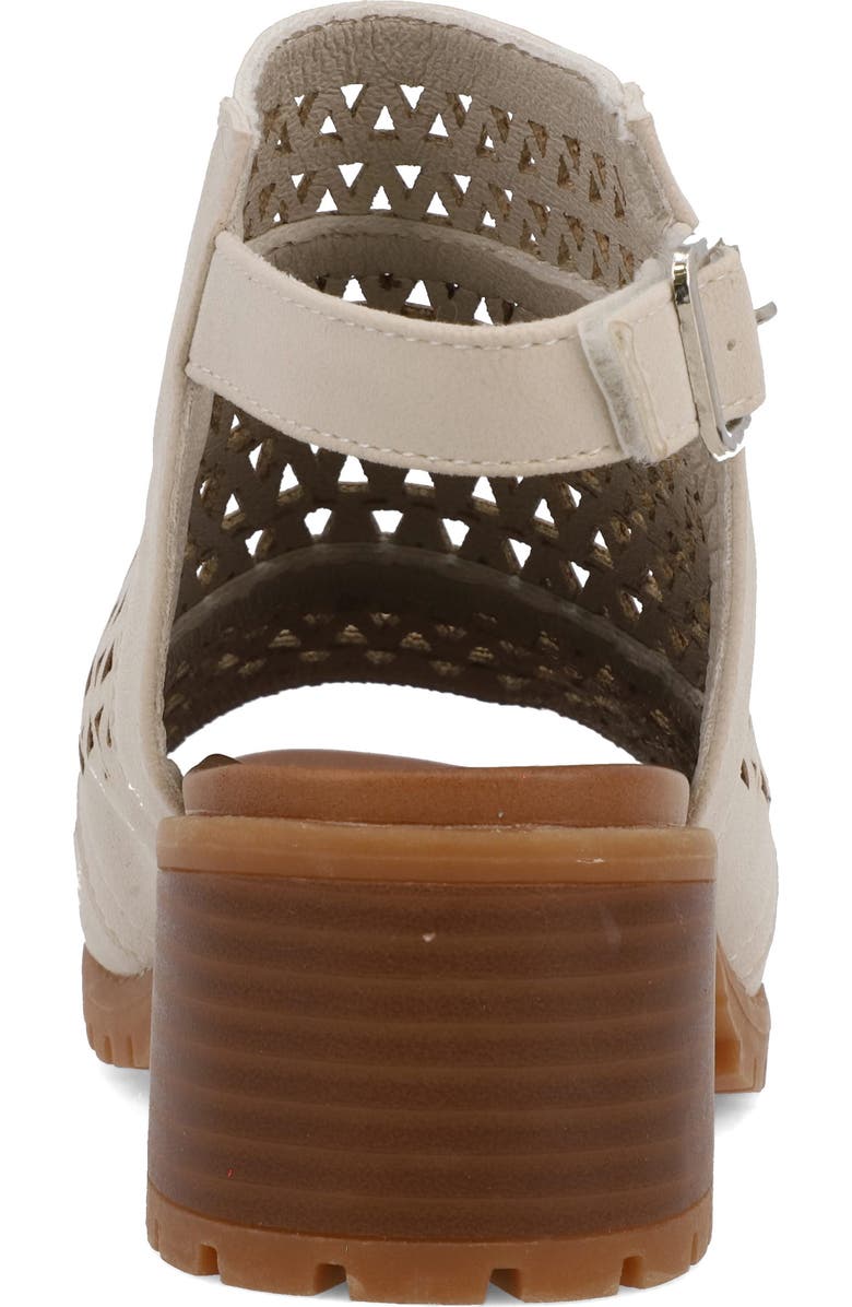 MIA Kids' Mollee Block Heel Sandal, Alternate, color, Off White