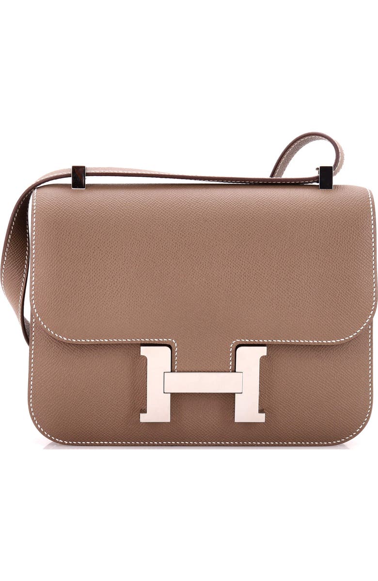 Pre-Owned Hermes Constance NM Bag Epsom 24, Main, color, Etoupe