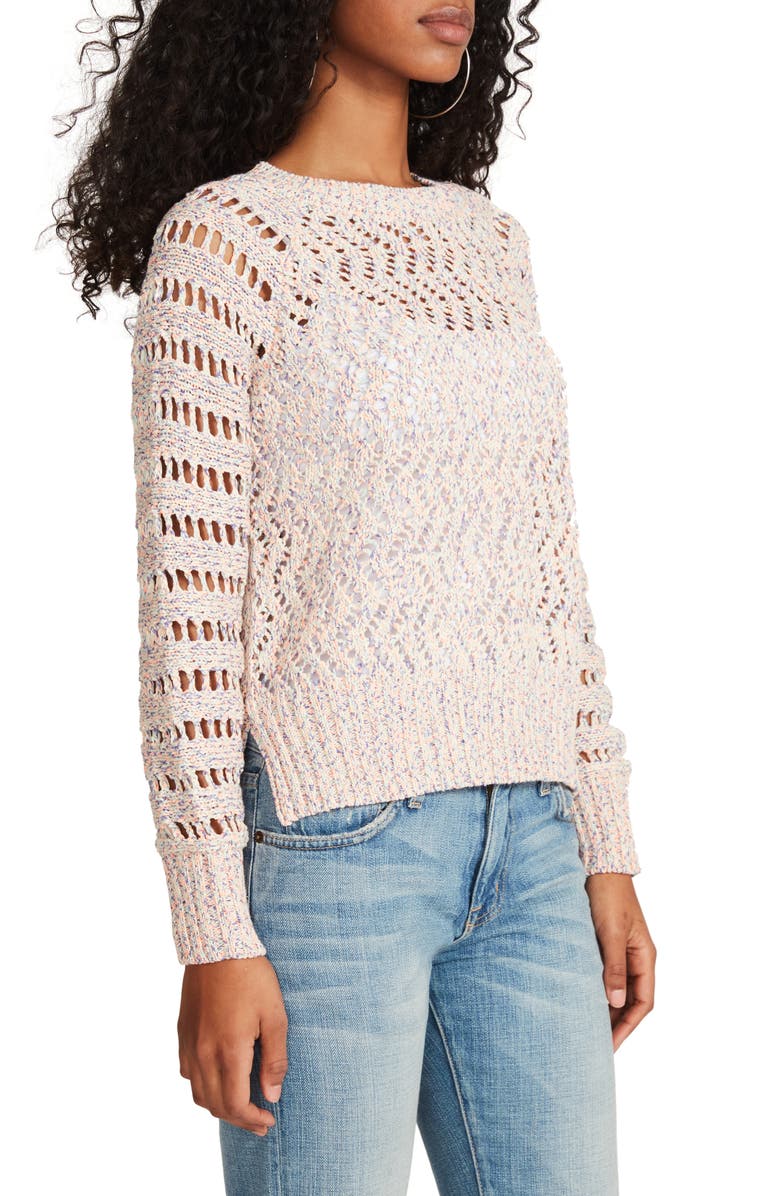 BB Dakota by Steve Madden Open Heart Sweater, Alternate, color, 