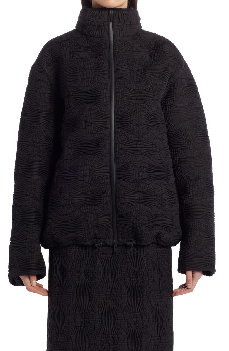 Bottega Veneta Crosshatch Nylon Puffer Jacket, Main, color, 