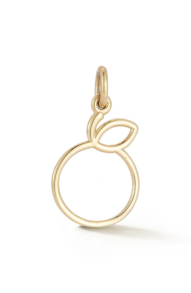 Ember Fine Jewelry 14K Yellow Gold Fruit Charm Beaded Necklace, Alternate, color, Gold