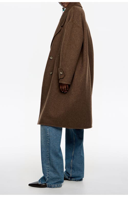 Bimba Y Lola Double-face Maxi Lapel Coat In Multi