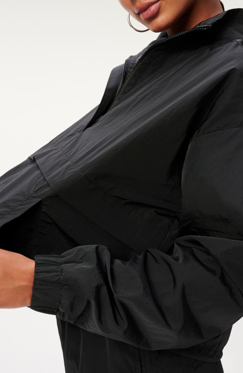 Good American Essential Nylon Anorak, Alternate, color, 