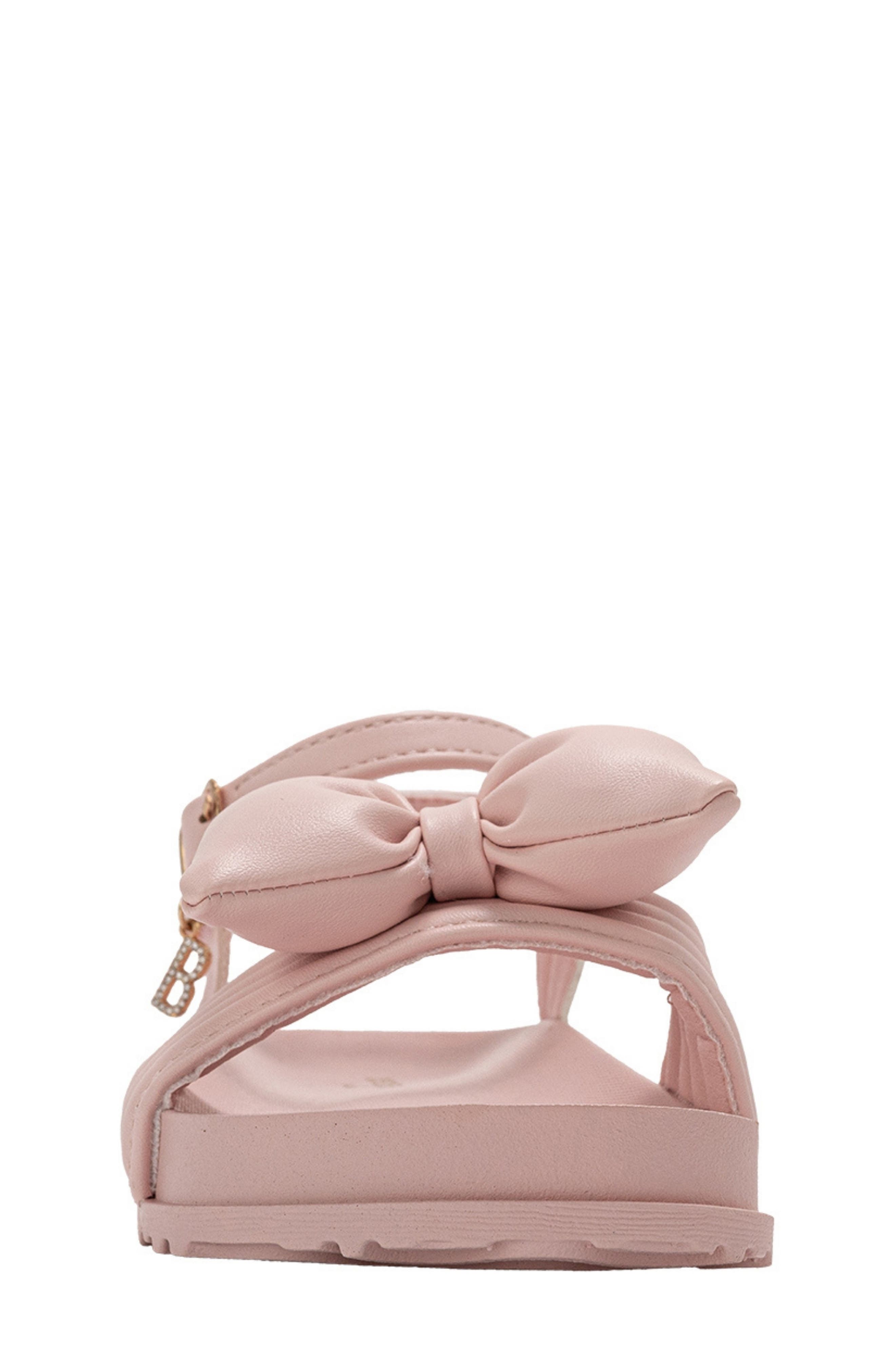 Kids' Lily Bow Sandal, Alternate, color, BLUSH