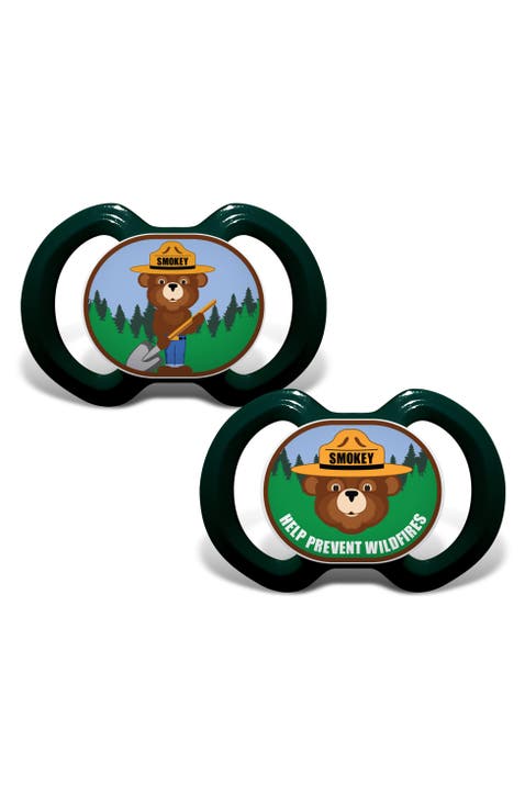 Smokey Bear Pacifier 2-Pack