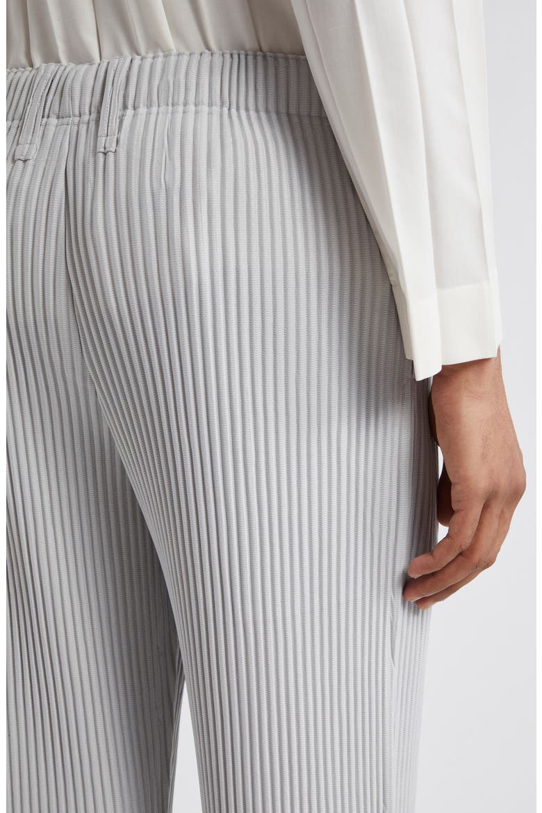 Pleated Pull-On Pants, Alternate, color, LIGHT GRAY