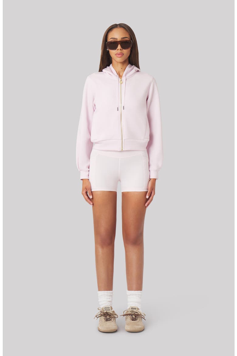 Molly Lightweight Performance Full Zip Hoodie, Alternate, color, PETAL PINK