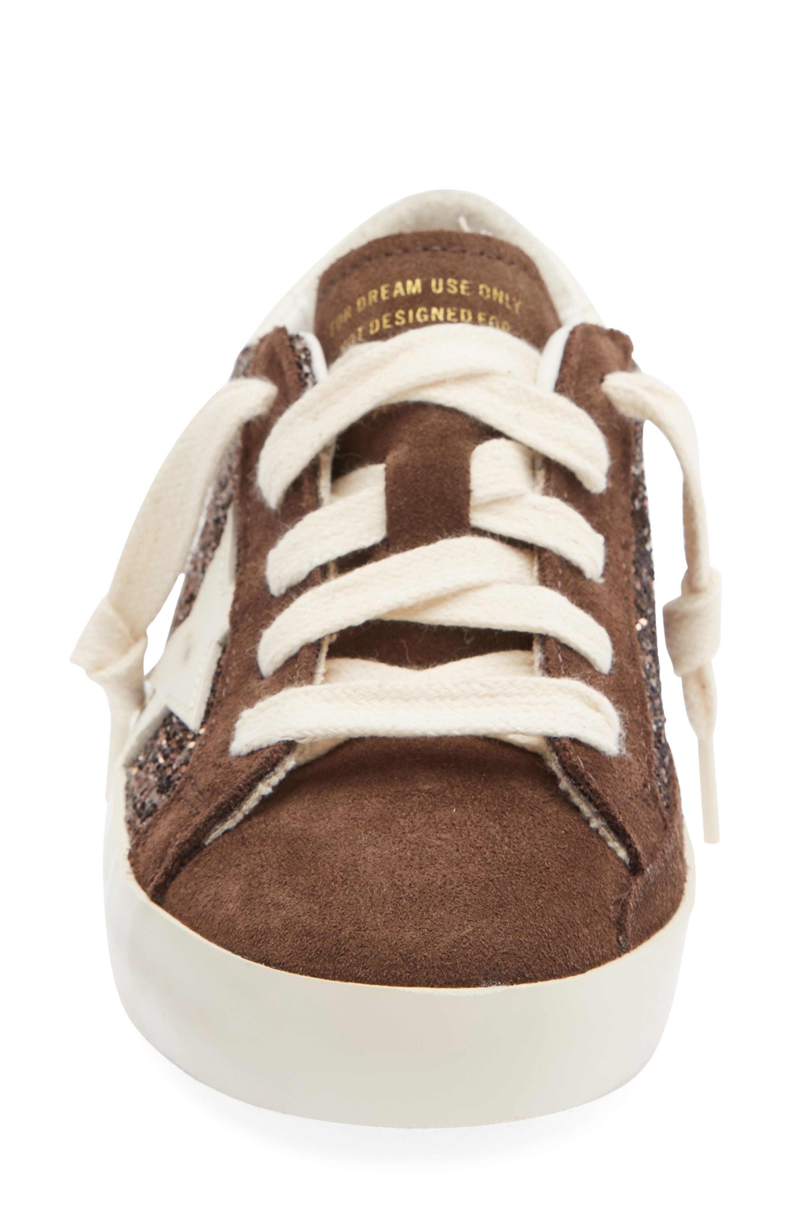 Kids' Super-Star Sneaker, Alternate, color, BROWN/ CREAM