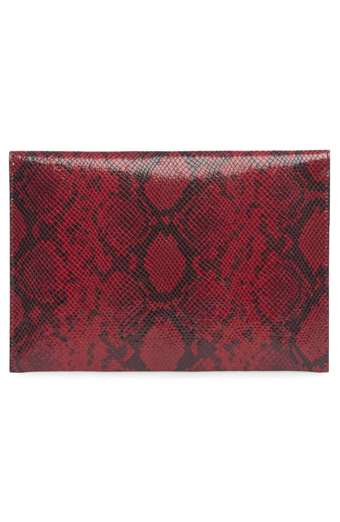 McQueen Alexander McQueen Lambskin Leather Clutch (Women) | Nordstrom