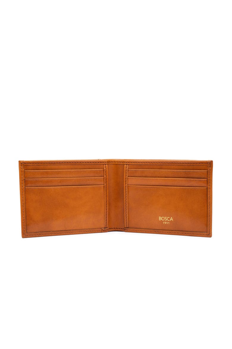 Old Leather Bifold Wallet, Alternate, color, SADDLE