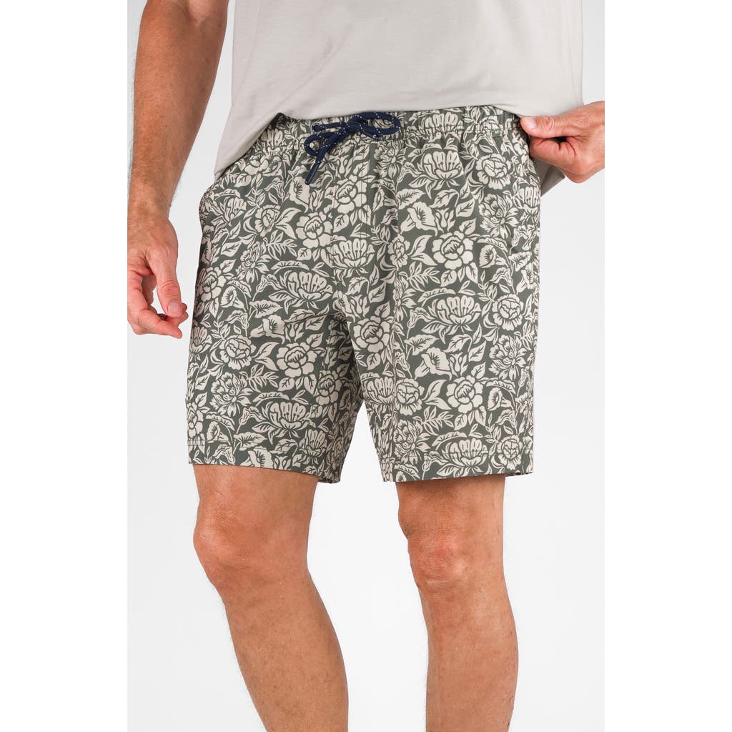 Tailor Vintage Hybrid 4-way Stretch Swim Shorts In Green