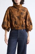 Cinq à Sept Iggy Embroidered Crop Jacket