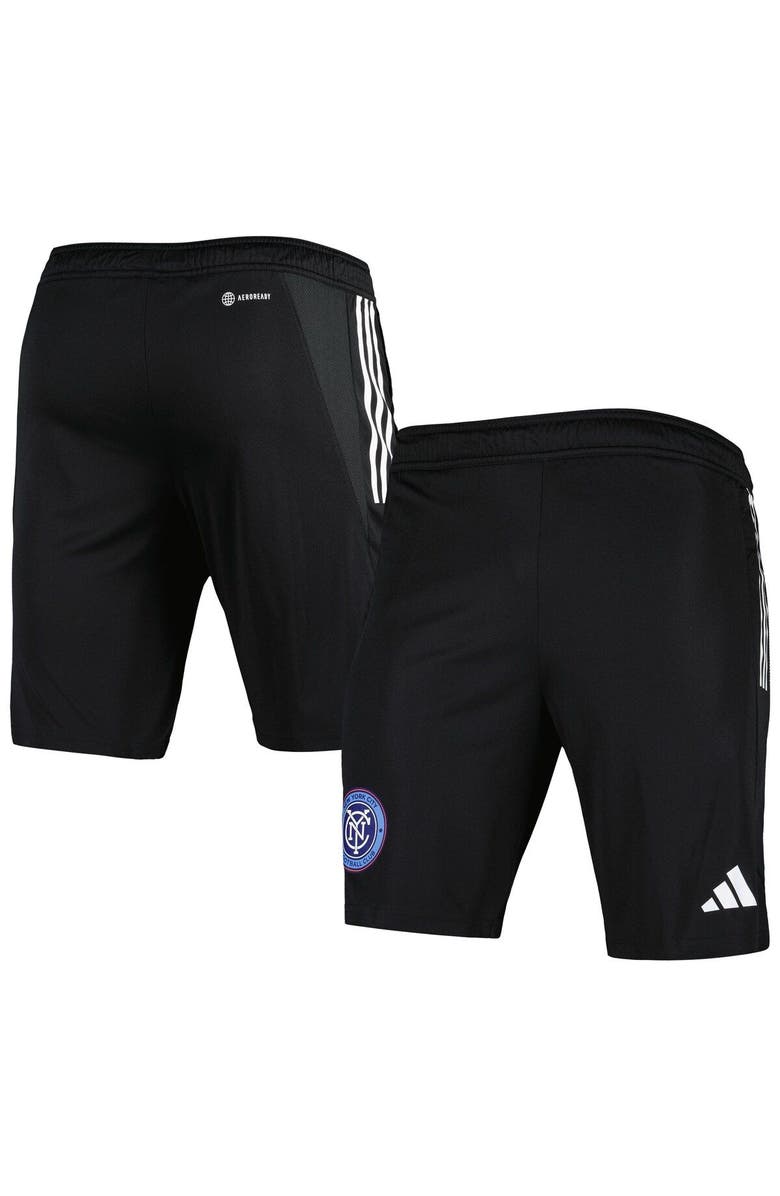adidas Men's adidas Black New York City FC 2023 On-Field AEROREADY Training Shorts, Main, color,