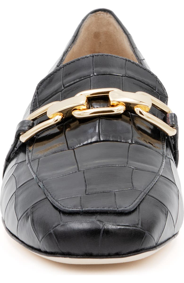 Amalfi by Rangoni Gentile Bit Loafer, Alternate, color, Black Cocco Bengala Gold