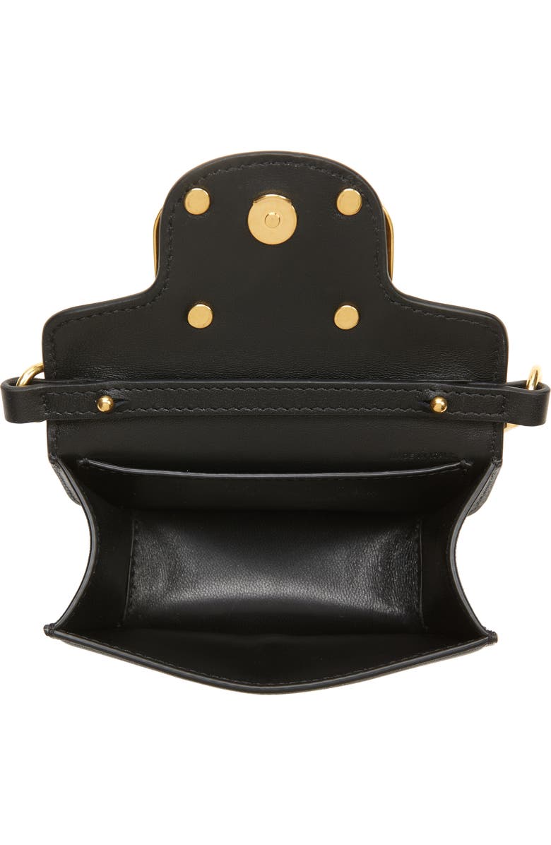 Valentino Garavani Mini Locò Leather Shoulder Bag, Alternate, color,