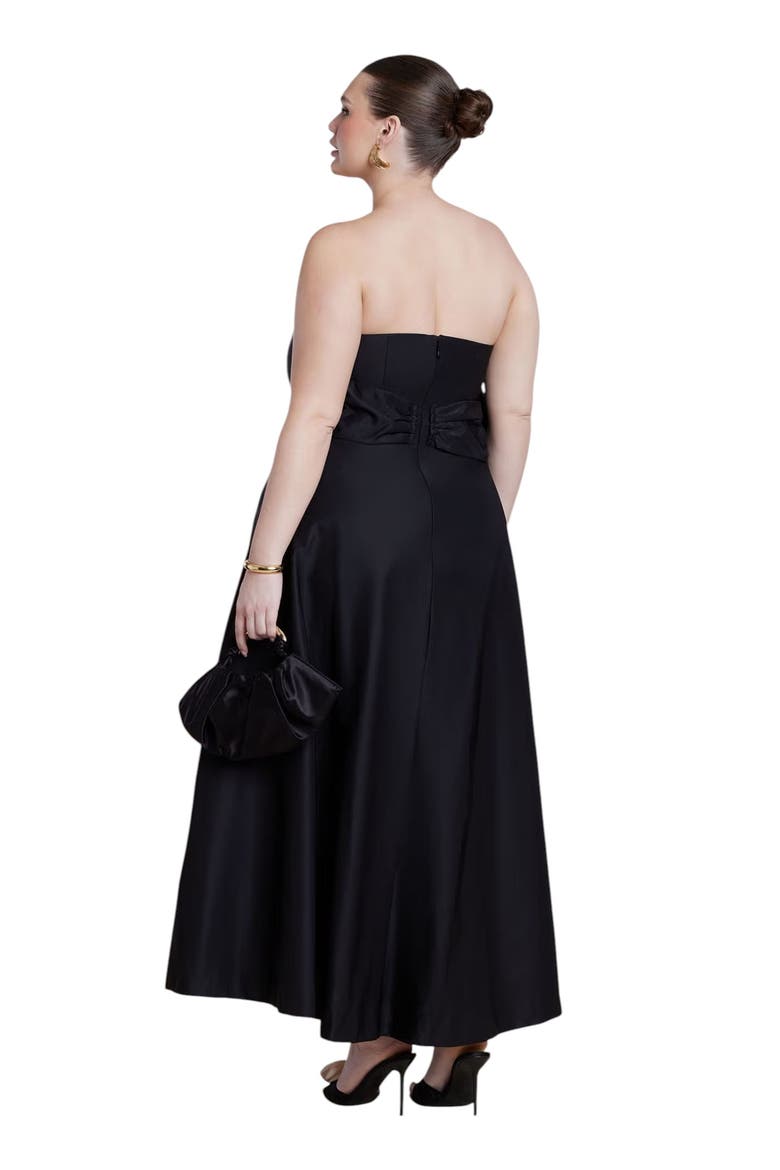 Dramatic Bow Gown, Alternate, color, BLACK ONYX