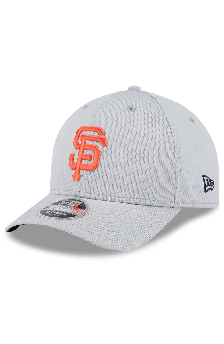 New Era Men's New Era Gray San Francisco Giants 2025 MLB Clubhouse 9FORTY M-Crown Adjustable Hat, Alternate, color, 