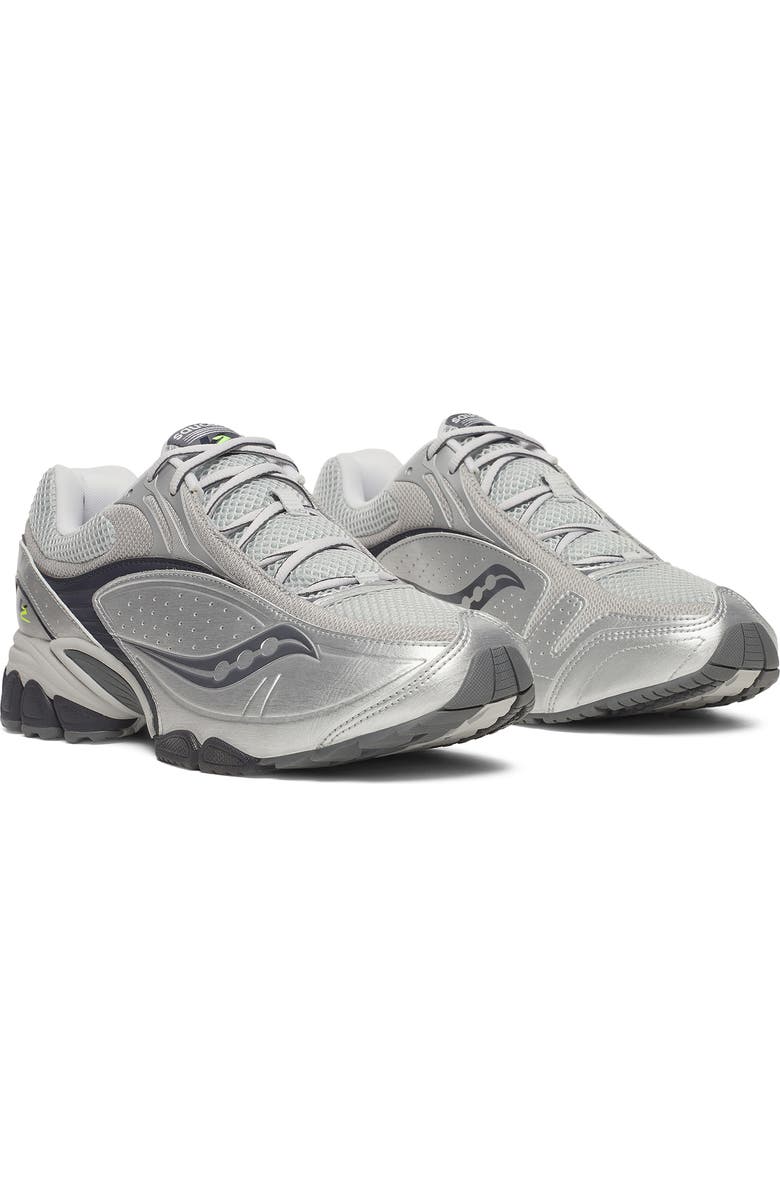 Saucony Gender Inclusive ProGrid v2 Sneaker, Main, color, Silver/ Navy