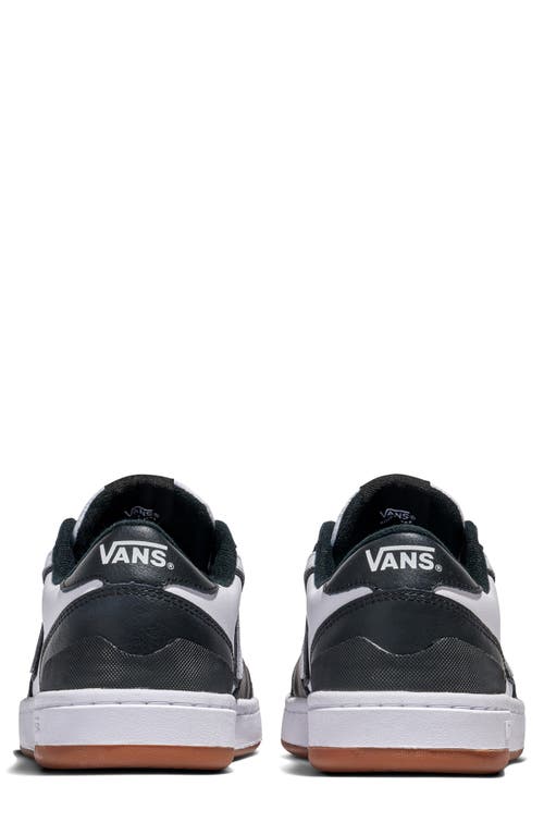 Vans Lowland 2.0 Low Top Sneaker In Black/white