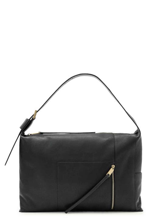 Medium Alba Leather Shoulder Bag