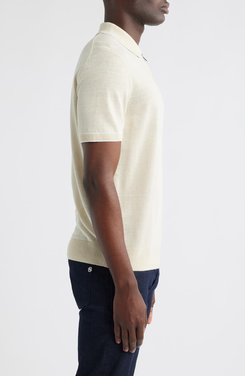 BOSS Jiovanotto Quarter Zip Polo, Alternate, color, Open White