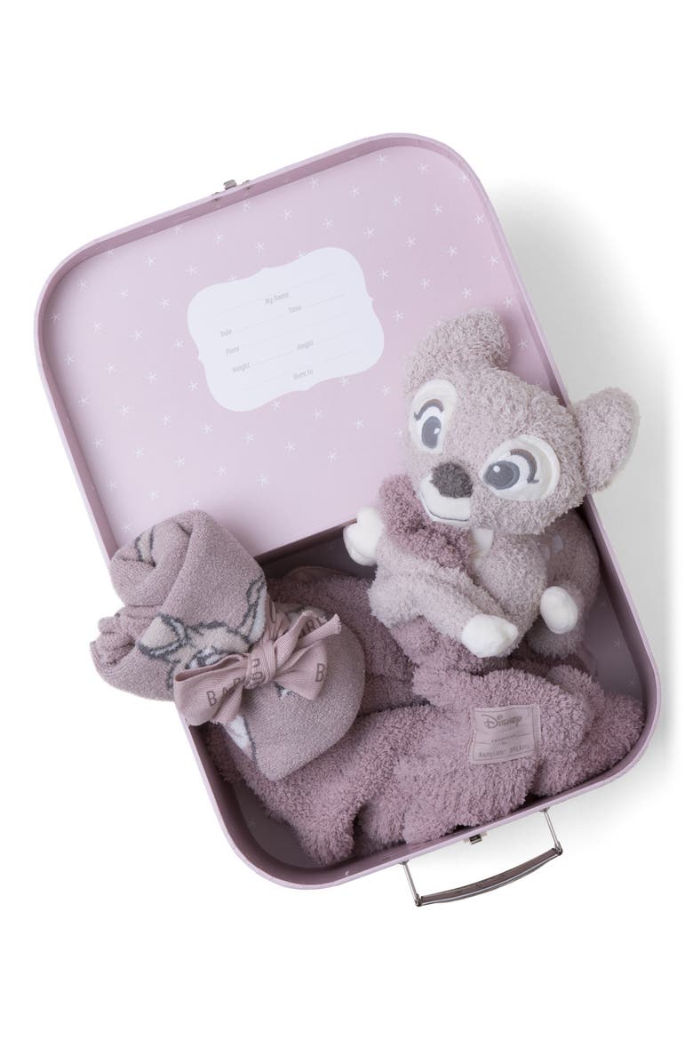 x Disney® Bambi CozyChic Ultra Lite™ Bodysuit, Blanket Buddy & Keepsake Luggage Box Set, Alternate, color, FADED ROSE MULTI