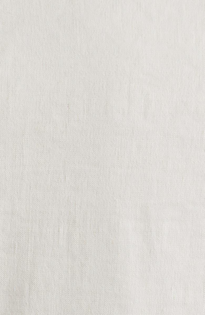 Theory Shrunken Linen Blend Jacket, Alternate, color, White Clay