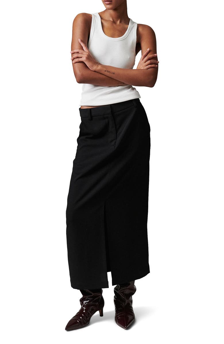 DAY Birger et Mikkelsen Anno Front Slit Pencil Skirt, Alternate, color, Black