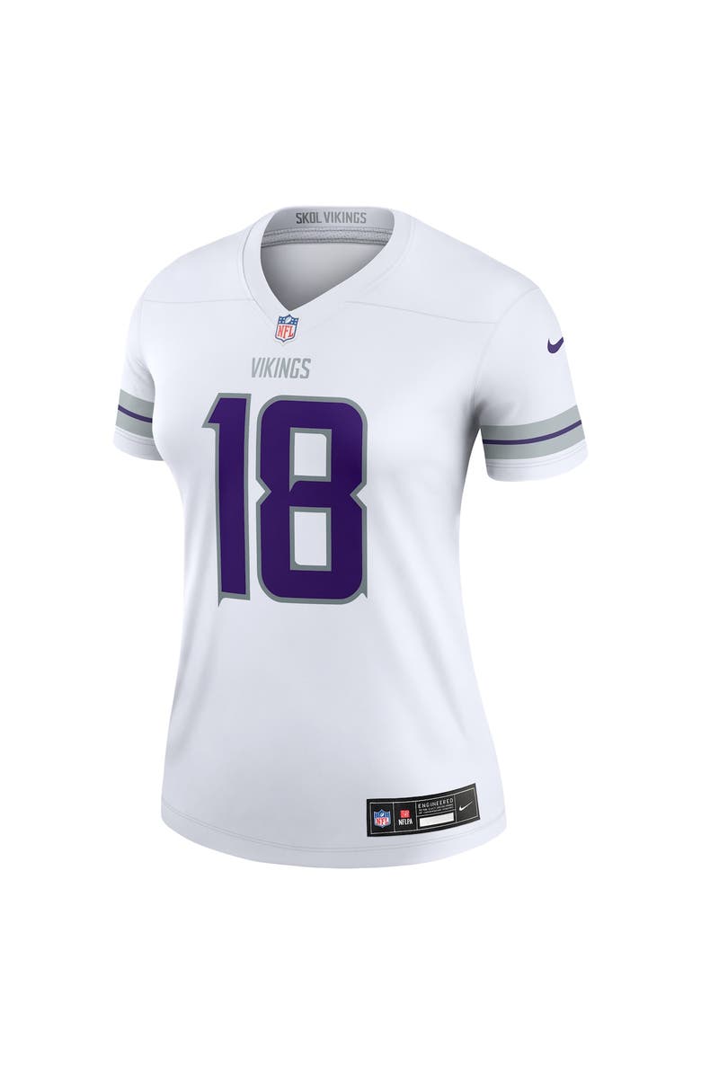 Nike Women's Nike Justin Jefferson White Minnesota Vikings Alternate Legend Jersey, Alternate, color, White