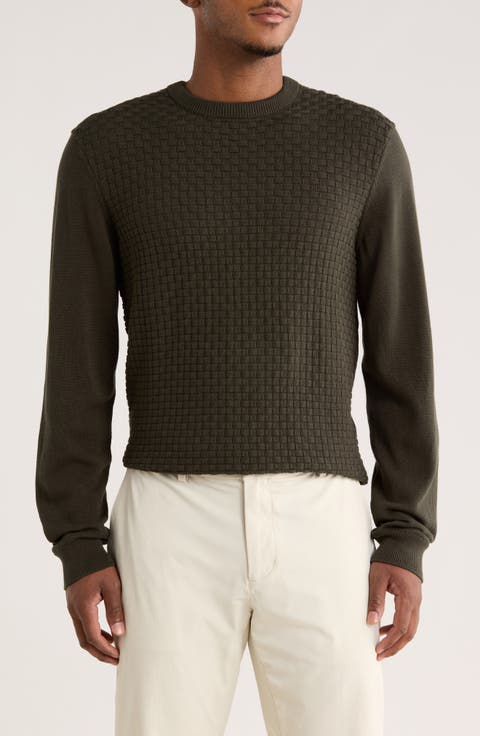 Ovalon Crewneck Cotton Sweater