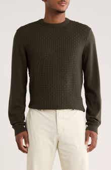 Robert Barakett Ovalon Crewneck Cotton Sweater