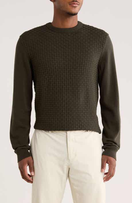 Robert Barakett Ovalon Crewneck Cotton Sweater
