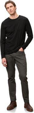 Pact Organic Cotton Men's Softspun Essential Crewneck Long Sleeve Tee
