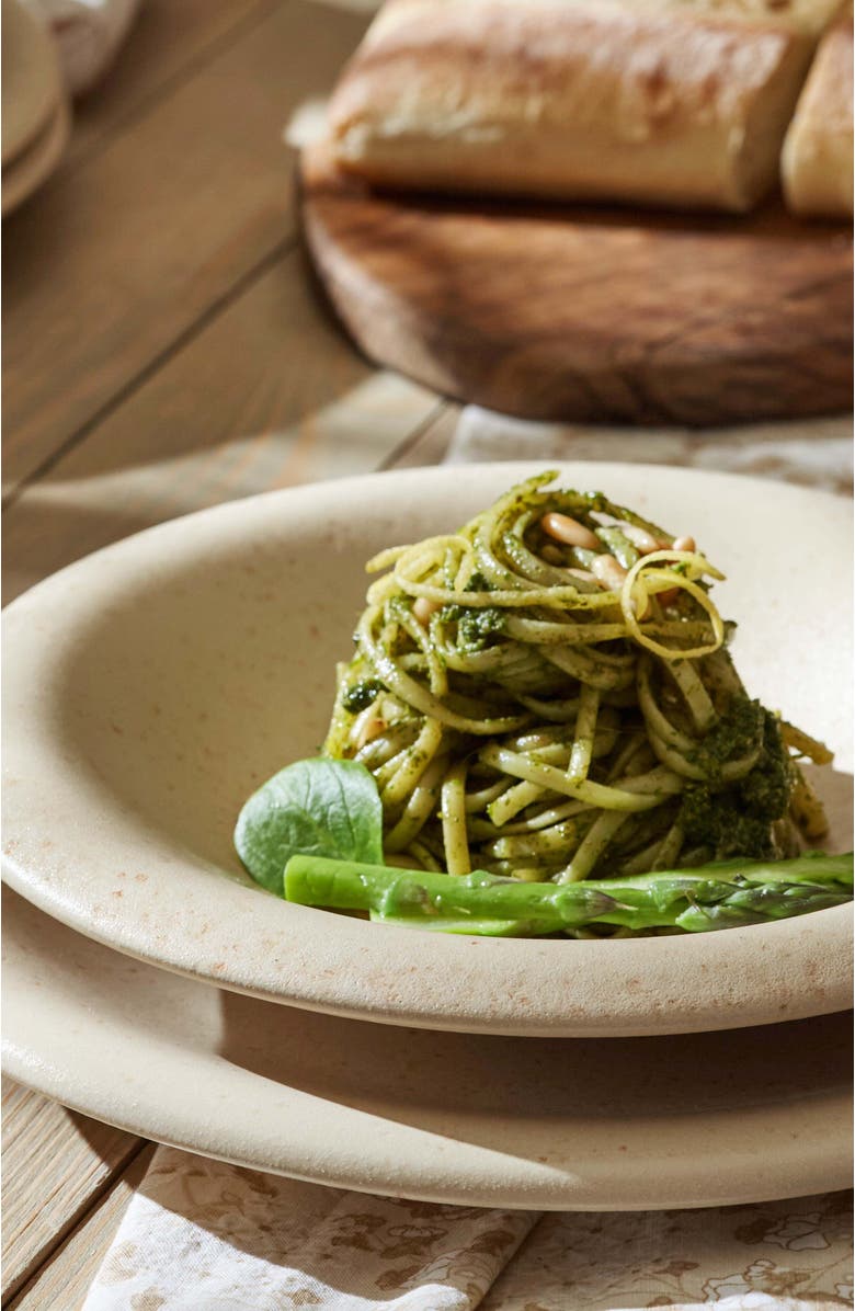 Stone Lain Porto by Stone Lain Aro Stoneware 12-Piece Dinnerware Set, Alternate, color, Cream Matte