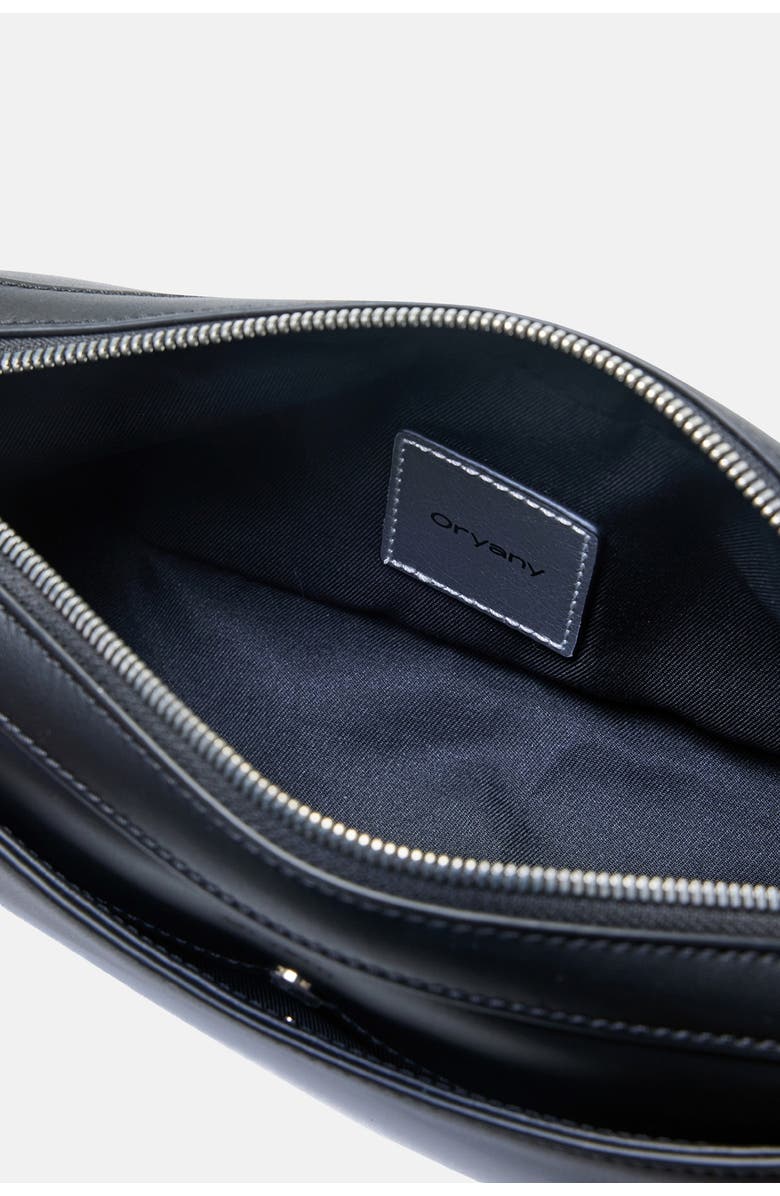Oryany Mini Canna Leather Shoulder Bag, Alternate, color, Black