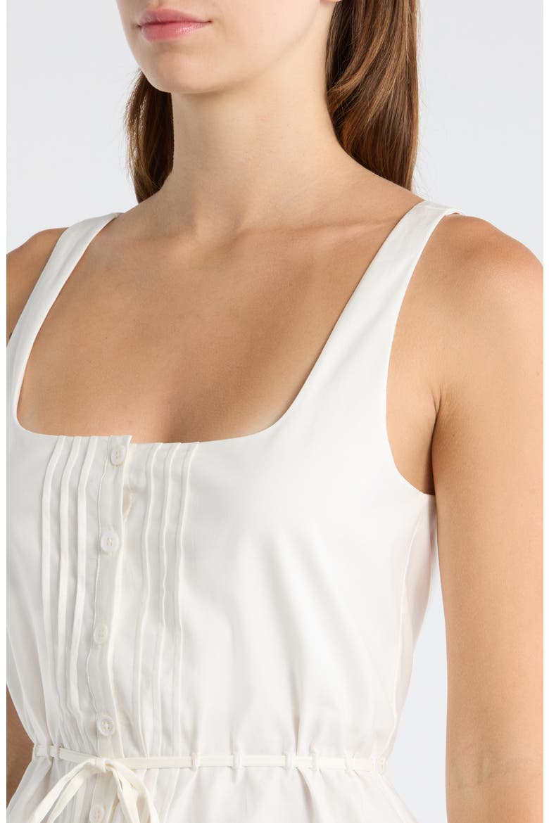 Elowen Poplin Top, Alternate, color, WHITE
