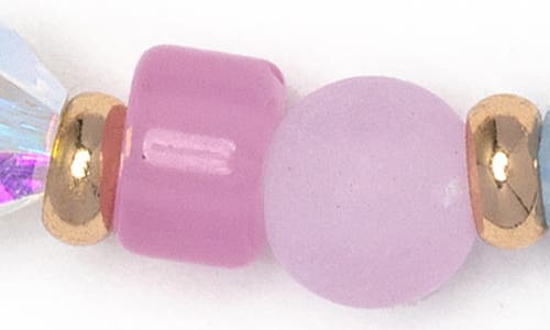 Little Words Project Fck It Beaded Stretch Bracelet In Multi