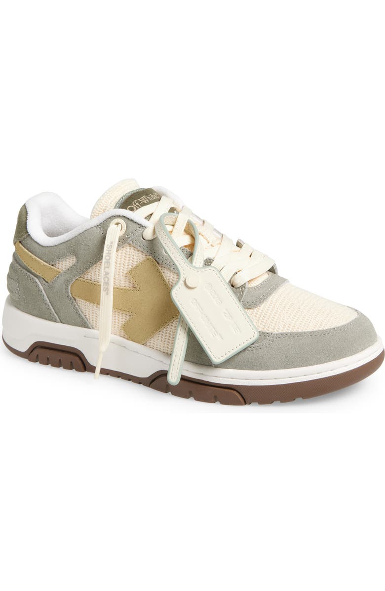 Off-White Slim Out of Office Low Top Sneaker, Main, color, Medium Grey - Cream