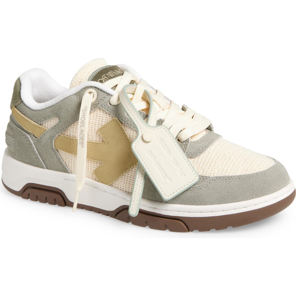 Off-white Out Of Office Sneakers Multicolor In Medium Grey - Cream