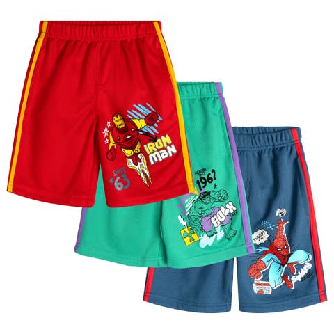 Avengers Athletic Mesh Shorts Multipack