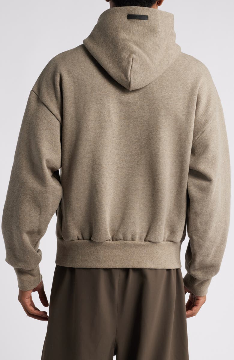Fear of God Essentials Heavyweight Fleece Shrunken Hoodie, Alternate, color,