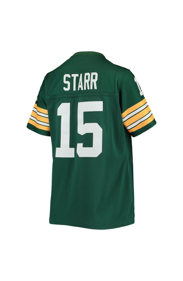 Mitchell & Ness Women's Mitchell & Ness Bart Starr Green Green Bay Packers 1967 Legacy Replica Player Jersey, Alternate, color,